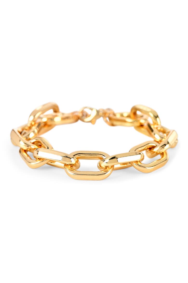 Bracelet Watch & Bracelet Set, 34mm, Alternate, color, GOLD