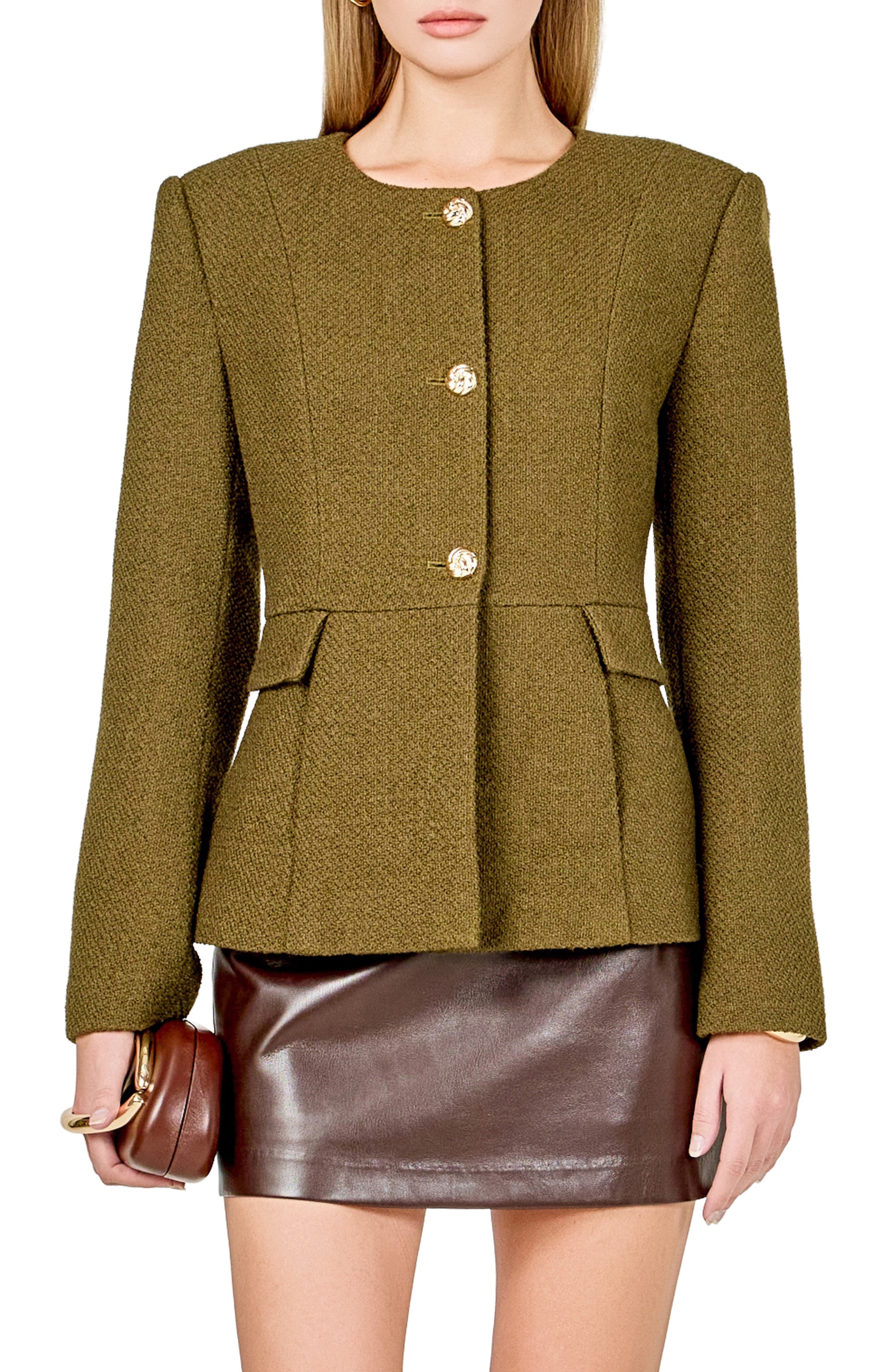 Collarless Blazer - image 3