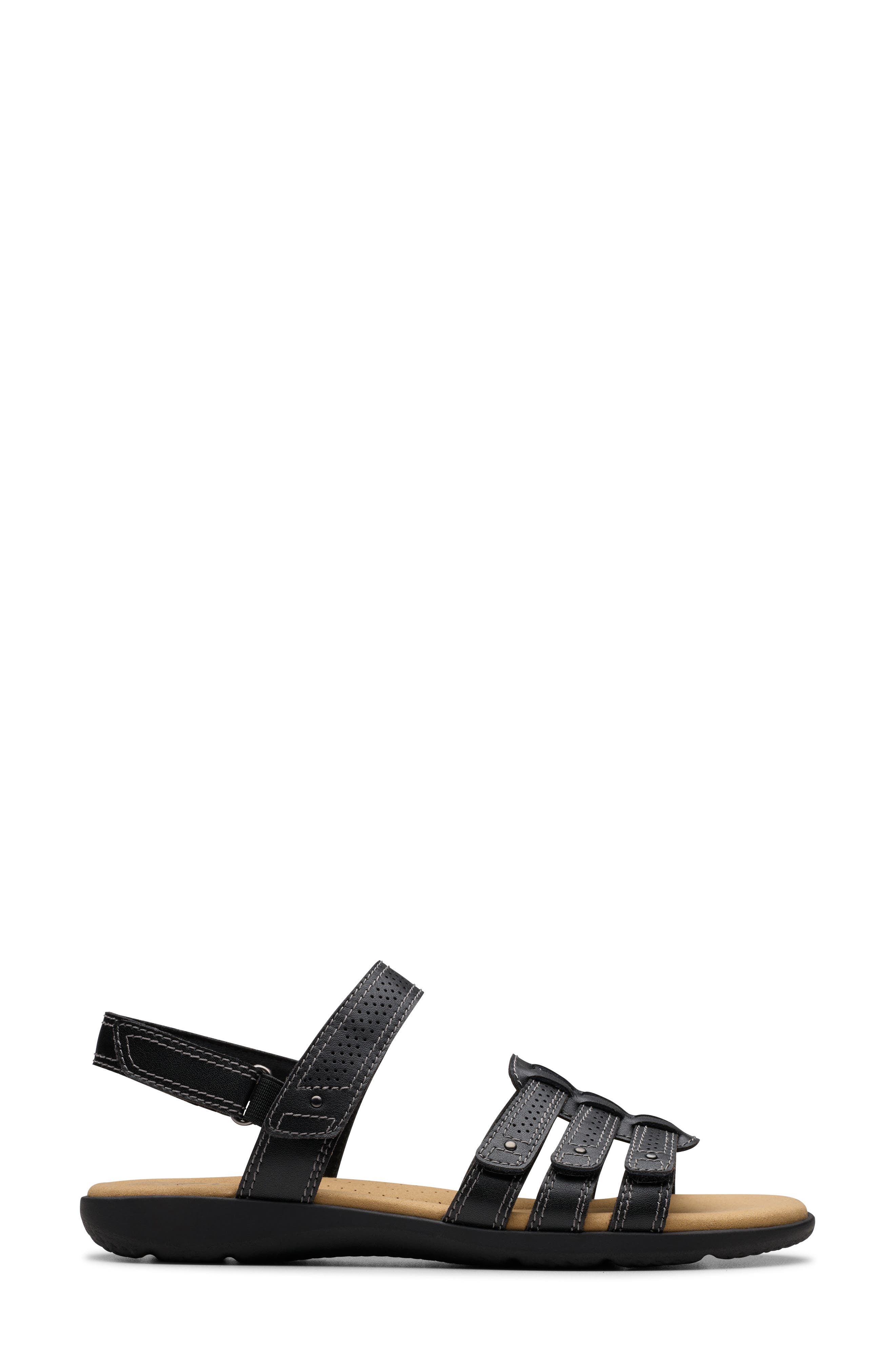 Clarks<sup>®</sup> Elizabelle Kay Sandal, Alternate, color, Black Leather