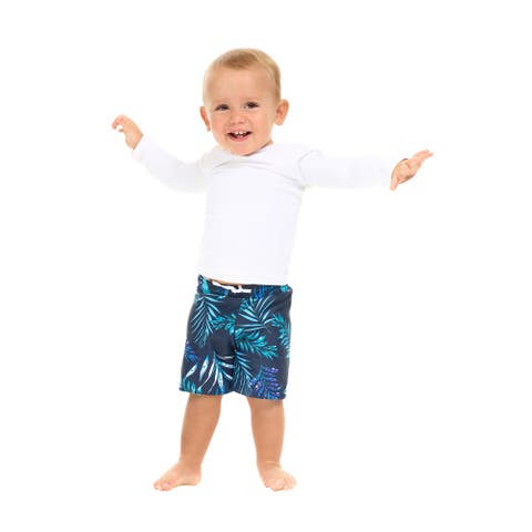 Baby's Long Sleeve Crew Neck Top for Sun and UV Protection