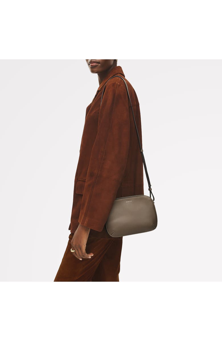 Radley Dukes Place Medium Ziptop Crossbody Bag, Alternate, color, Coffee