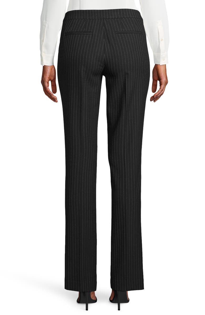 Anne Klein Pinstripe Flare Leg Trousers, Alternate, color,