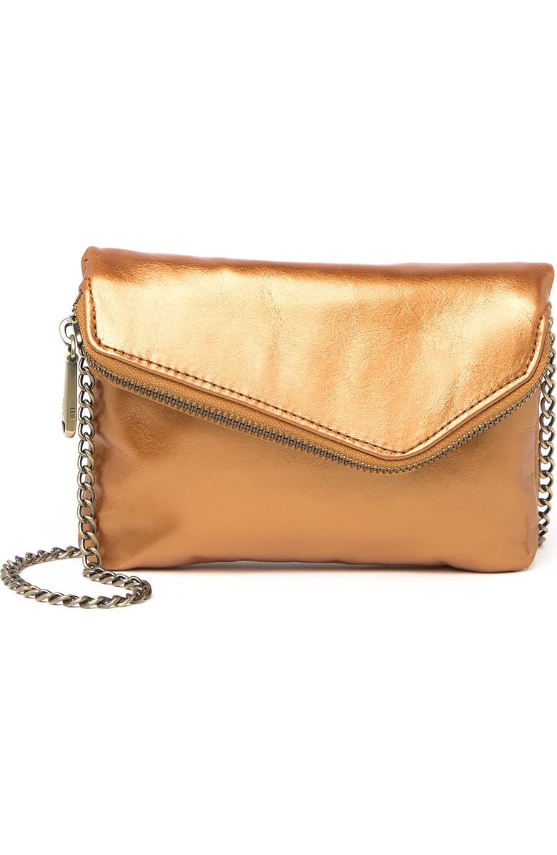 HOBO Daria Convertible Embossed Leather Clutch Crossbody Bag, Main, color,