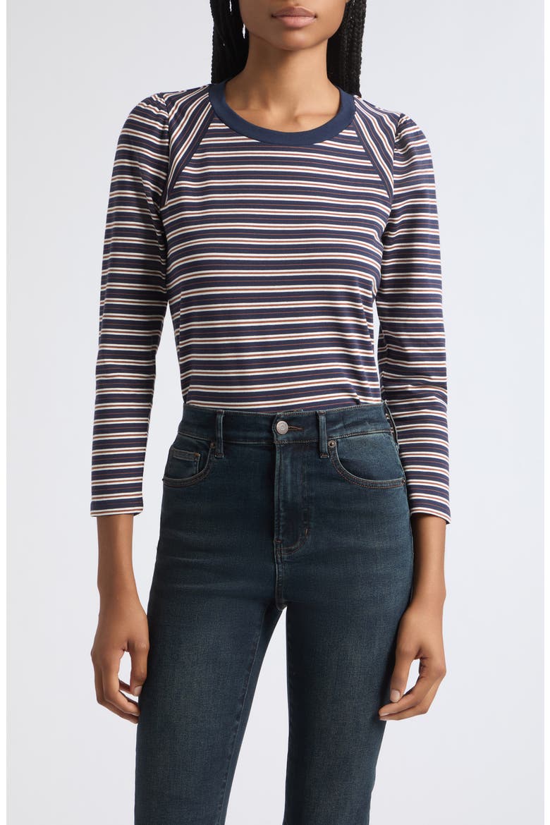 Mason Stripe Raglan T-Shirt, Main, color, HERITAGE NAVY MULTI