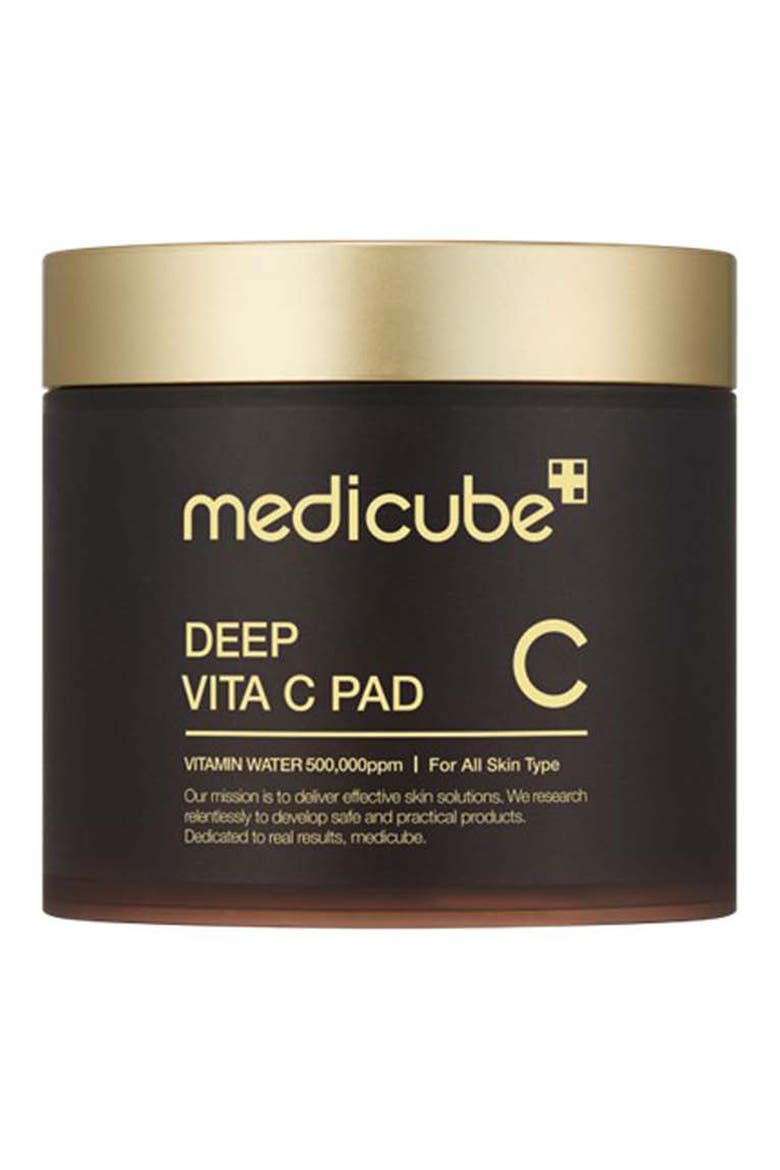 Deep Vita C Toner Pads, Main, color, BROWN/GOLD