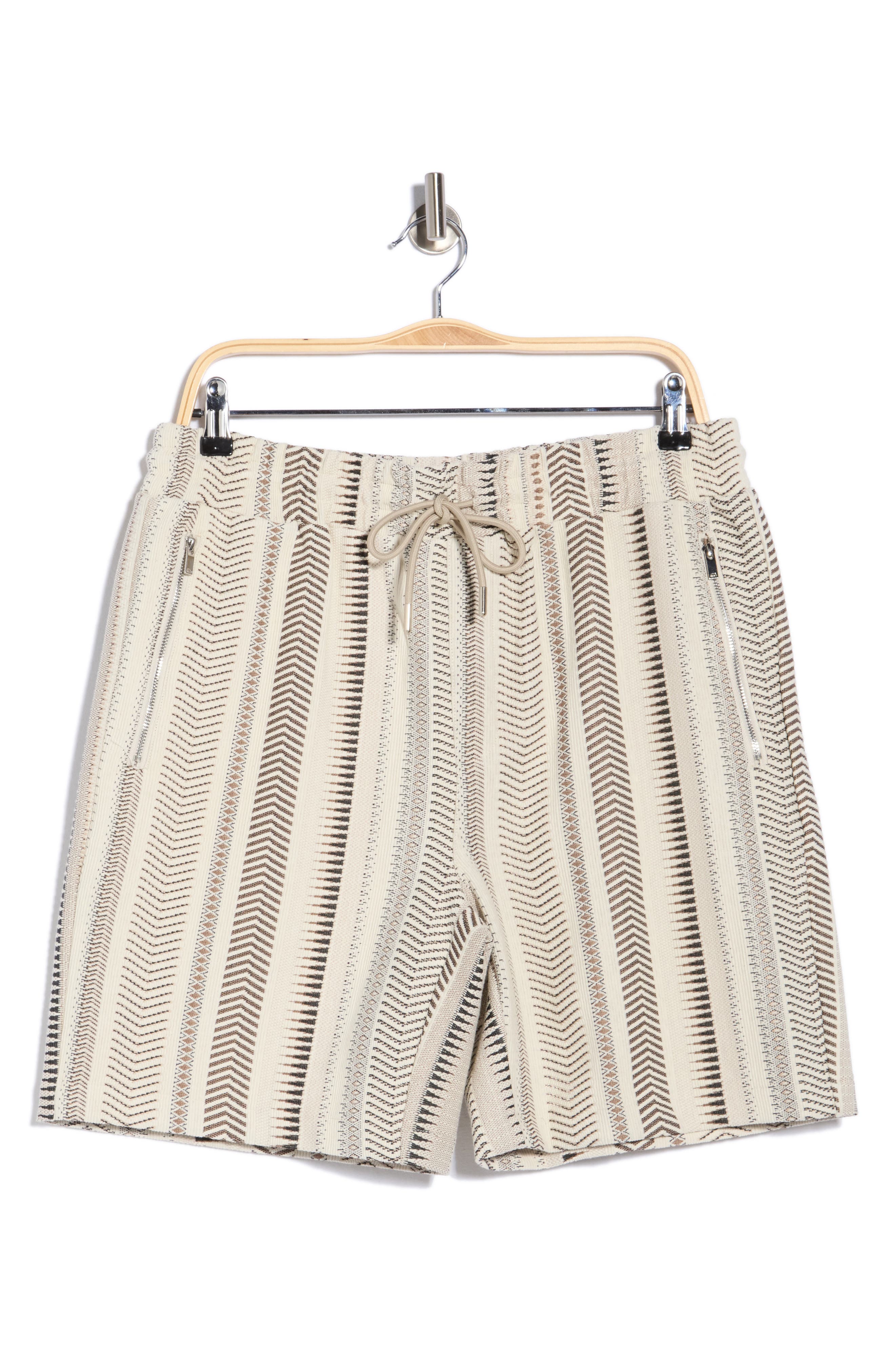 Printed Drawstring Shorts