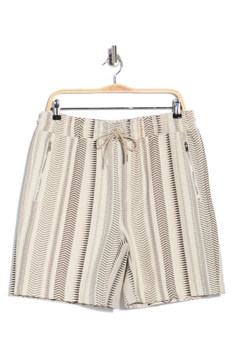 Printed Drawstring Shorts