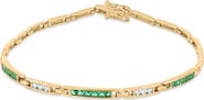 Bony Levy 18K Gold El Mar Gemstone and Natural Diamond Line Bracelet