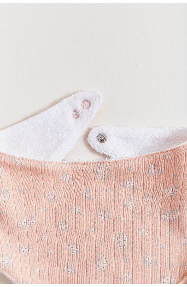 Babycottons Premium Cotton Marlot Bandana Bib For Infant, Alternate, color, Pink