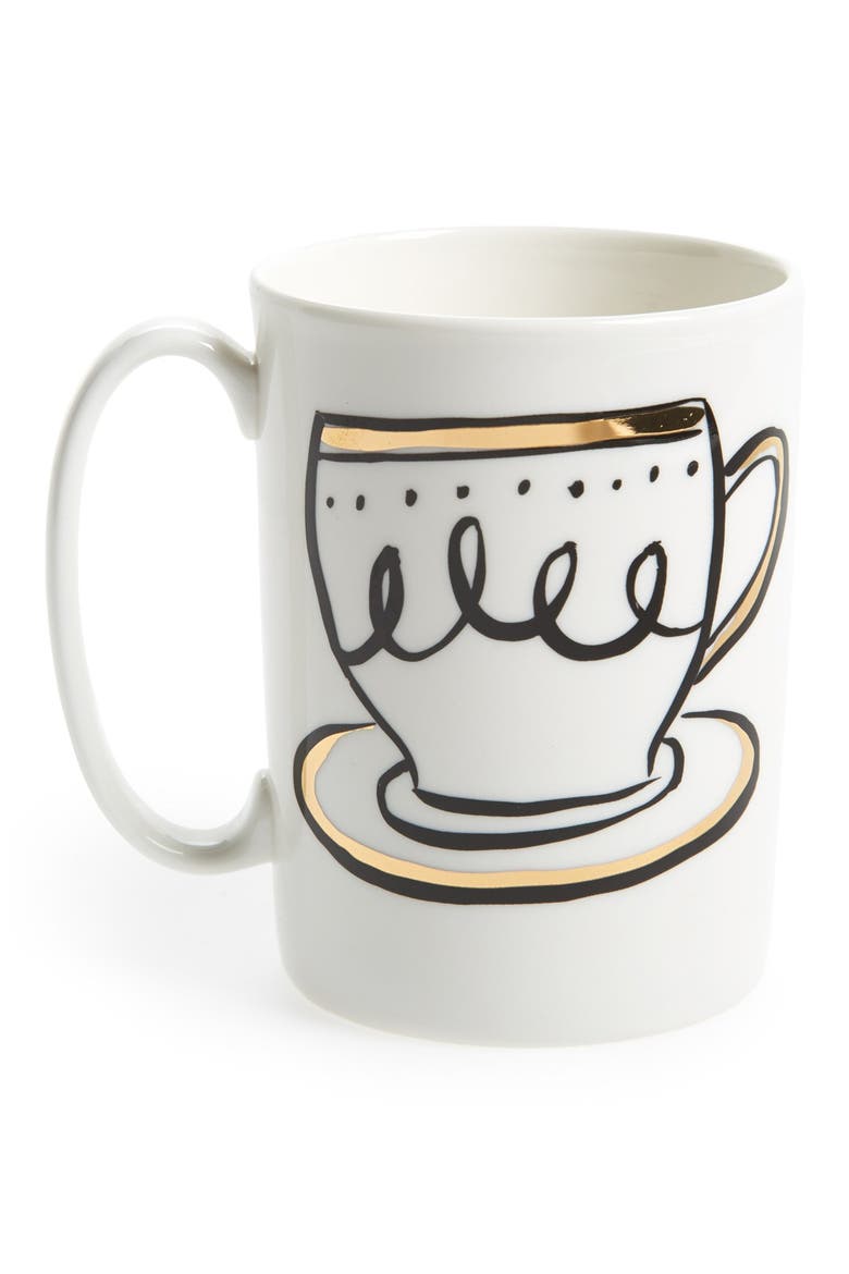 'crème de la crème' porcelain mug, Alternate, color, WHITE