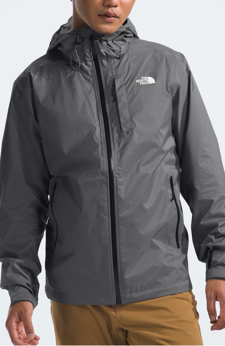 The North Face Alta Vista Water Repellent Packable Hooded Jacket, Main, color, Smoked Pearl