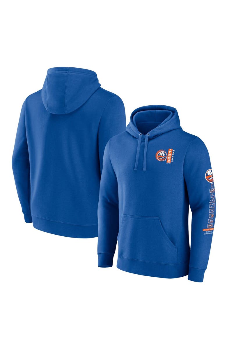 FANATICS Men's Fanatics Royal New York Islanders Revolution Pullover Hoodie, Main, color, Royal