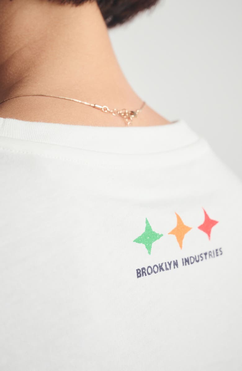 Brooklyn Industries Live Work Create Graphic T-Shirt, Alternate, color, Antique White