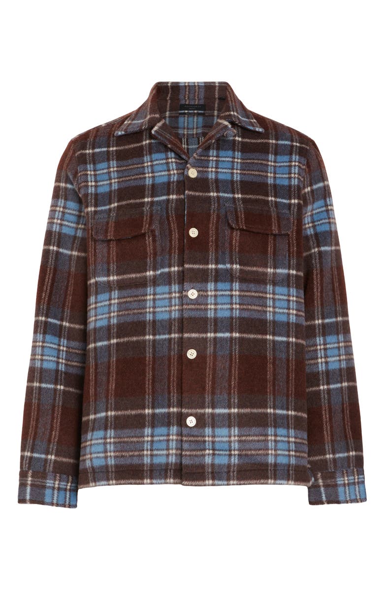 AllSaints Triton Plaid Button-Up Shirt, Alternate, color,