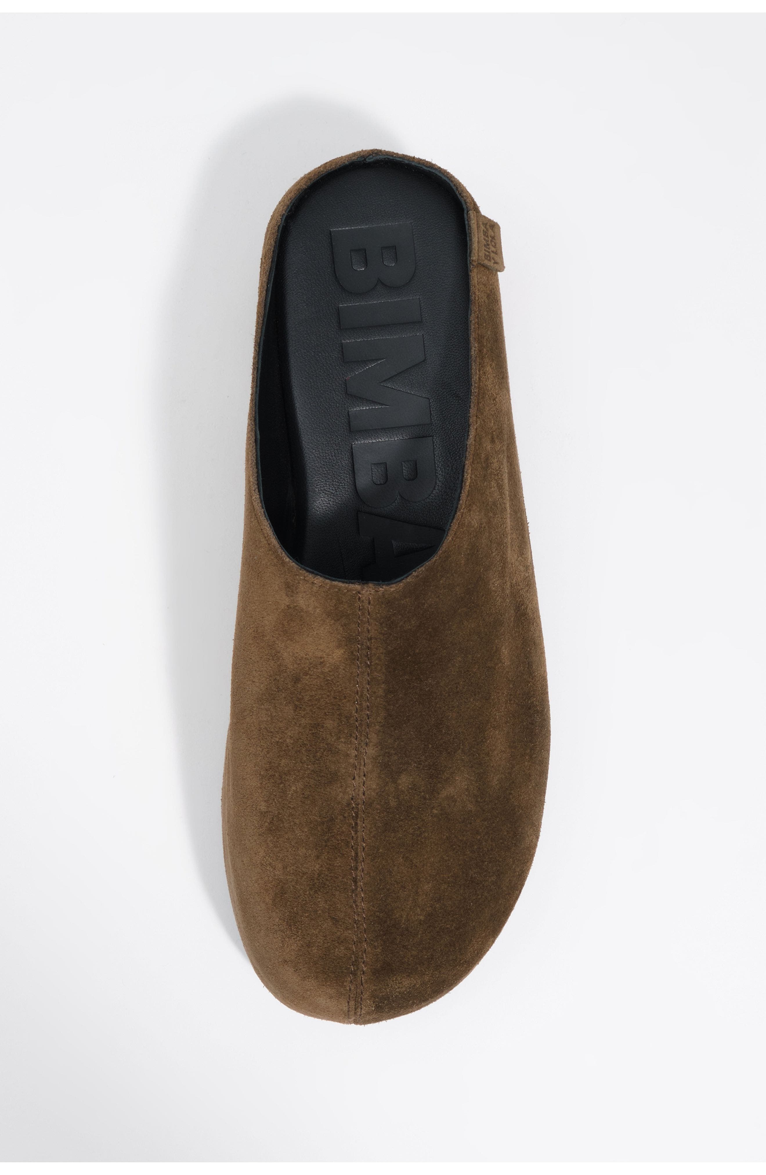 Suede Platform Clog, Alternate, color, OLIVE