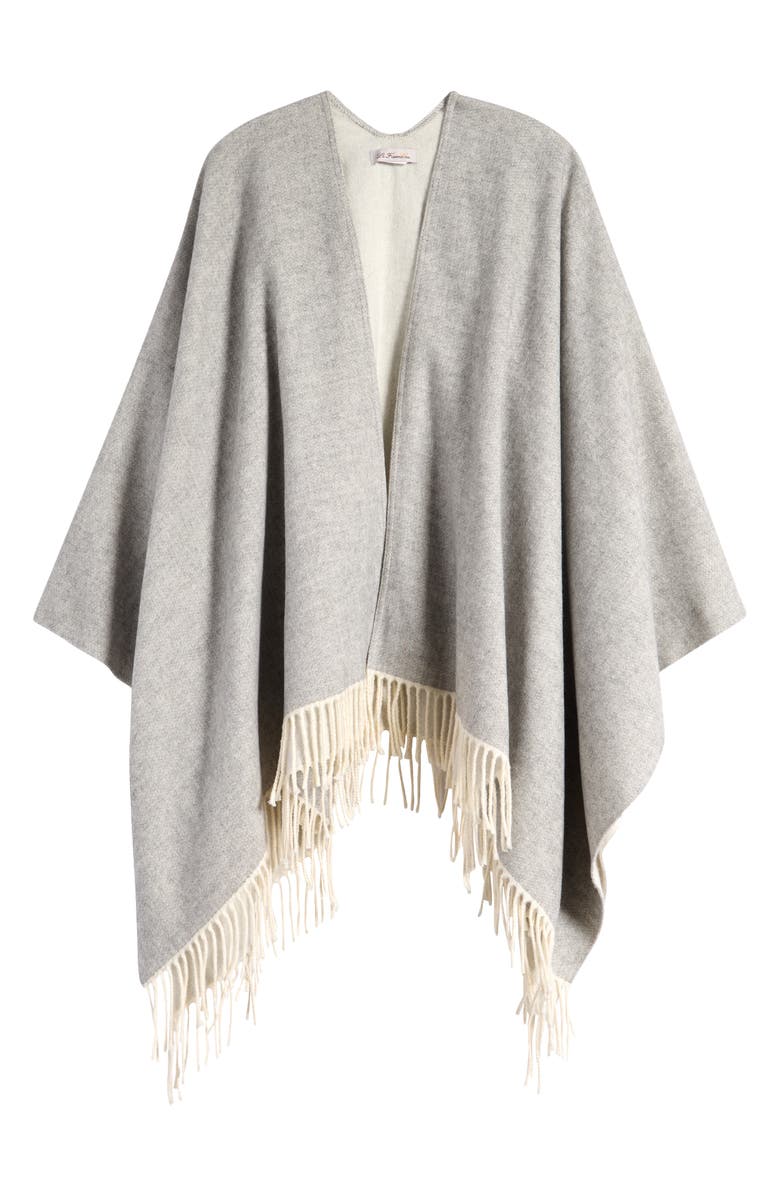 La Fiorentina Fringed Ruana, Main, color,