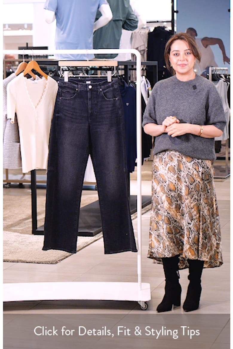 Arellia High Waist Skimmer Barrel Jeans video