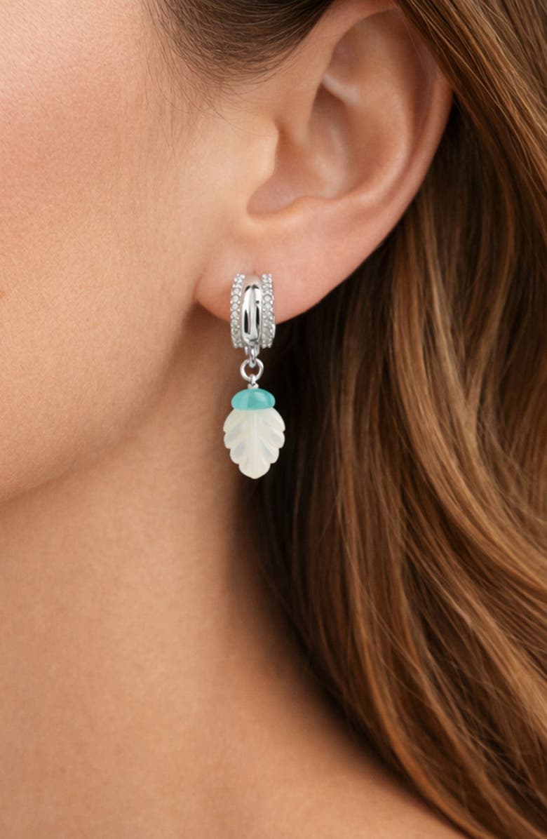 LA MENO Sea Mist Mother-of-Pearl Drop Earrings, Alternate, color, 