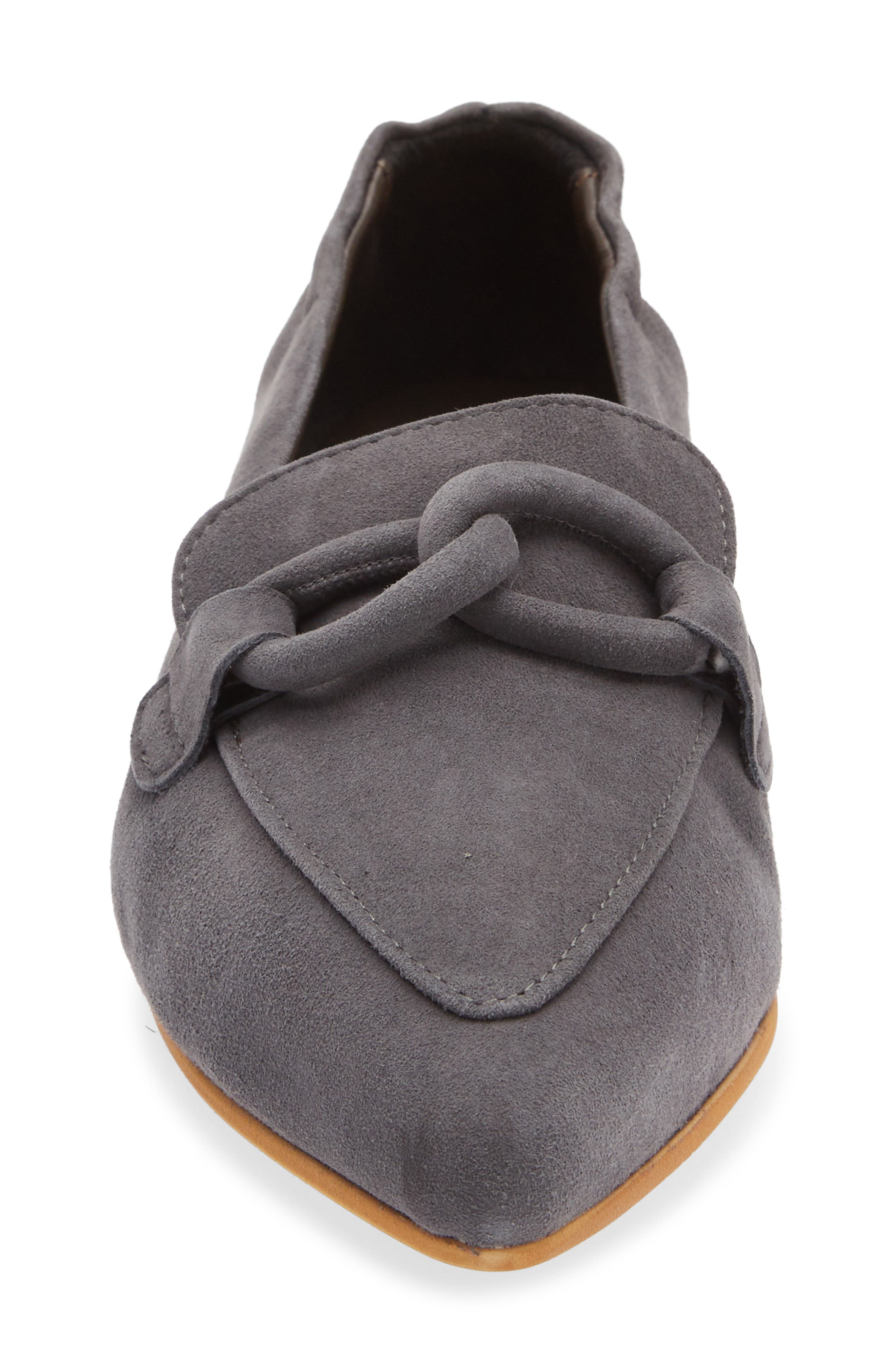 Miriam Loafer, Alternate, color, GREY SUEDE
