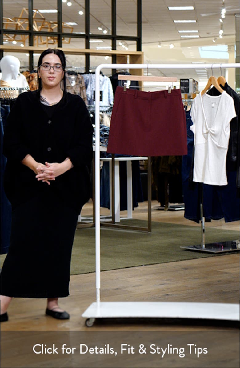 Crepe Miniskirt, sales video thumbnail