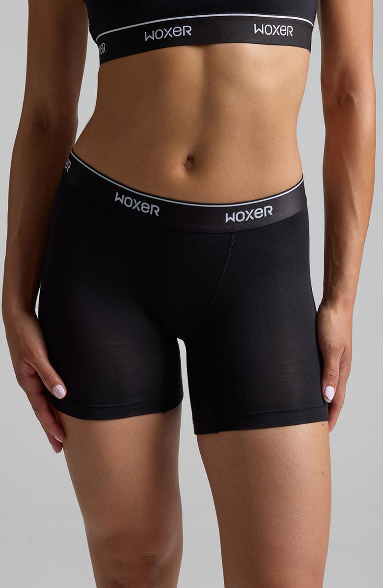 Woxer Baller Ultra-Soft 5-Inch Boxer Briefs, Main, color, Black 2.0