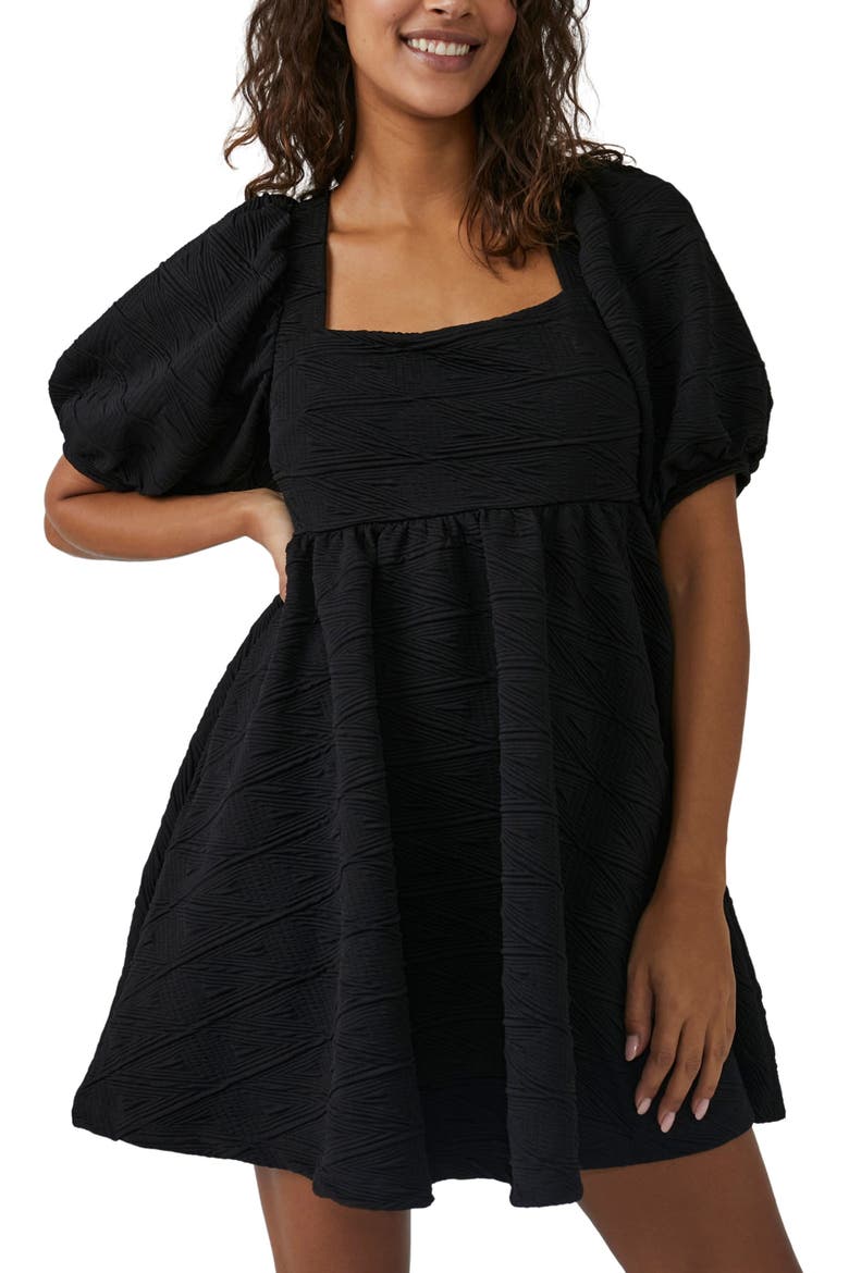 Violet Minidress, Alternate, color, BLACK