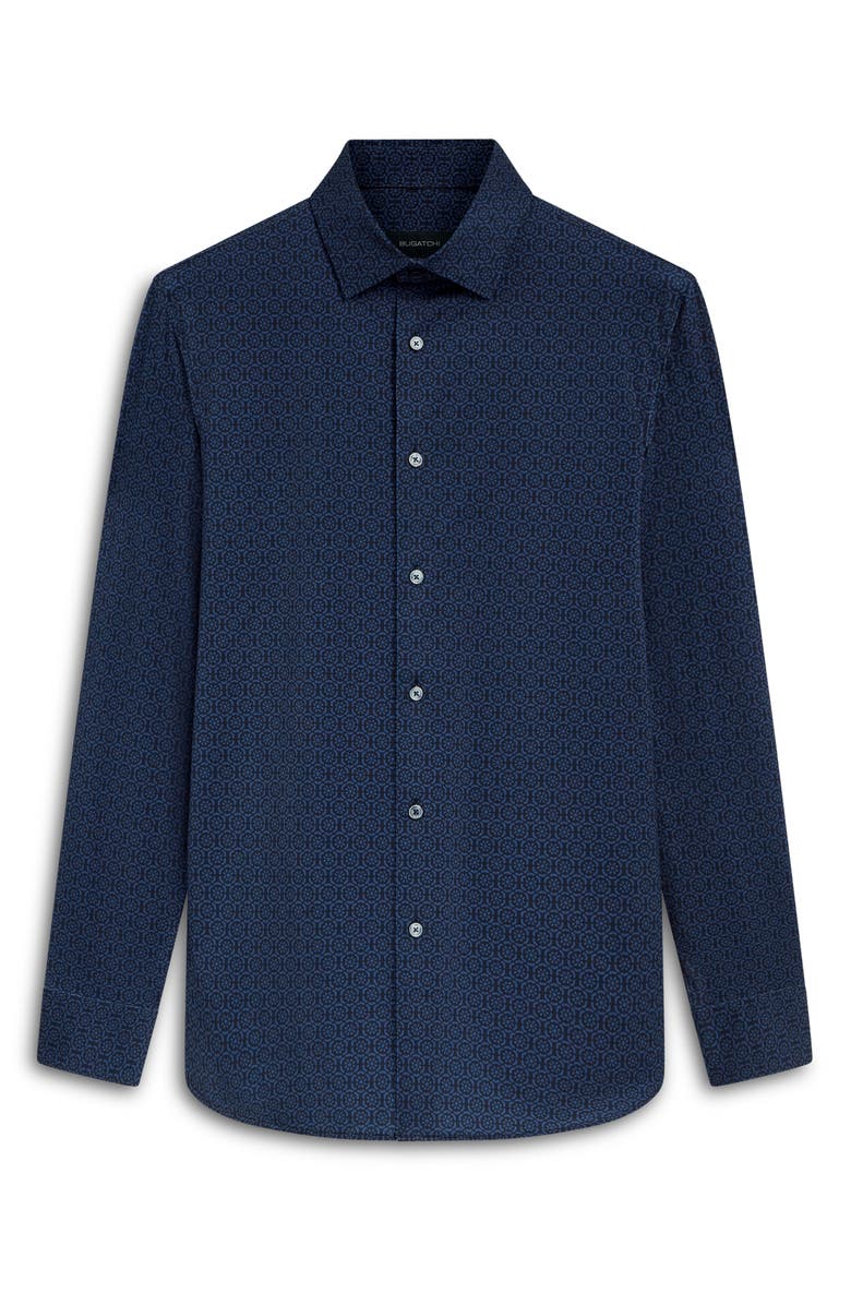 Bugatchi James OoohCotton<sup>®</sup> Mandala Print Button-Up Shirt, Alternate, color, 