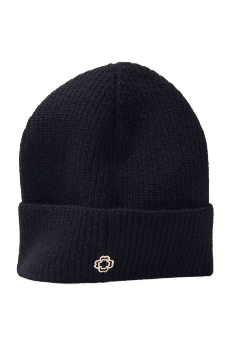 Wool and cashmere hat, Alternate, color, Black
