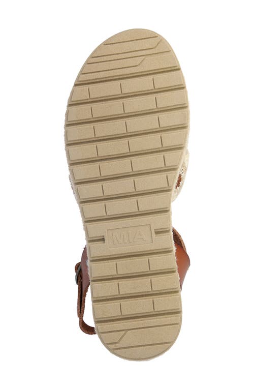 Mia Keva Ankle Strap Platform Sandal