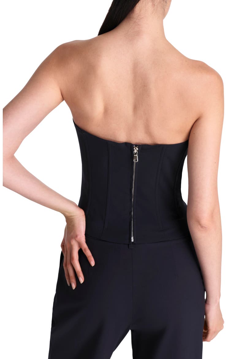 Jillian Strapless Bustier Top, Alternate, color, MIDNIGHT