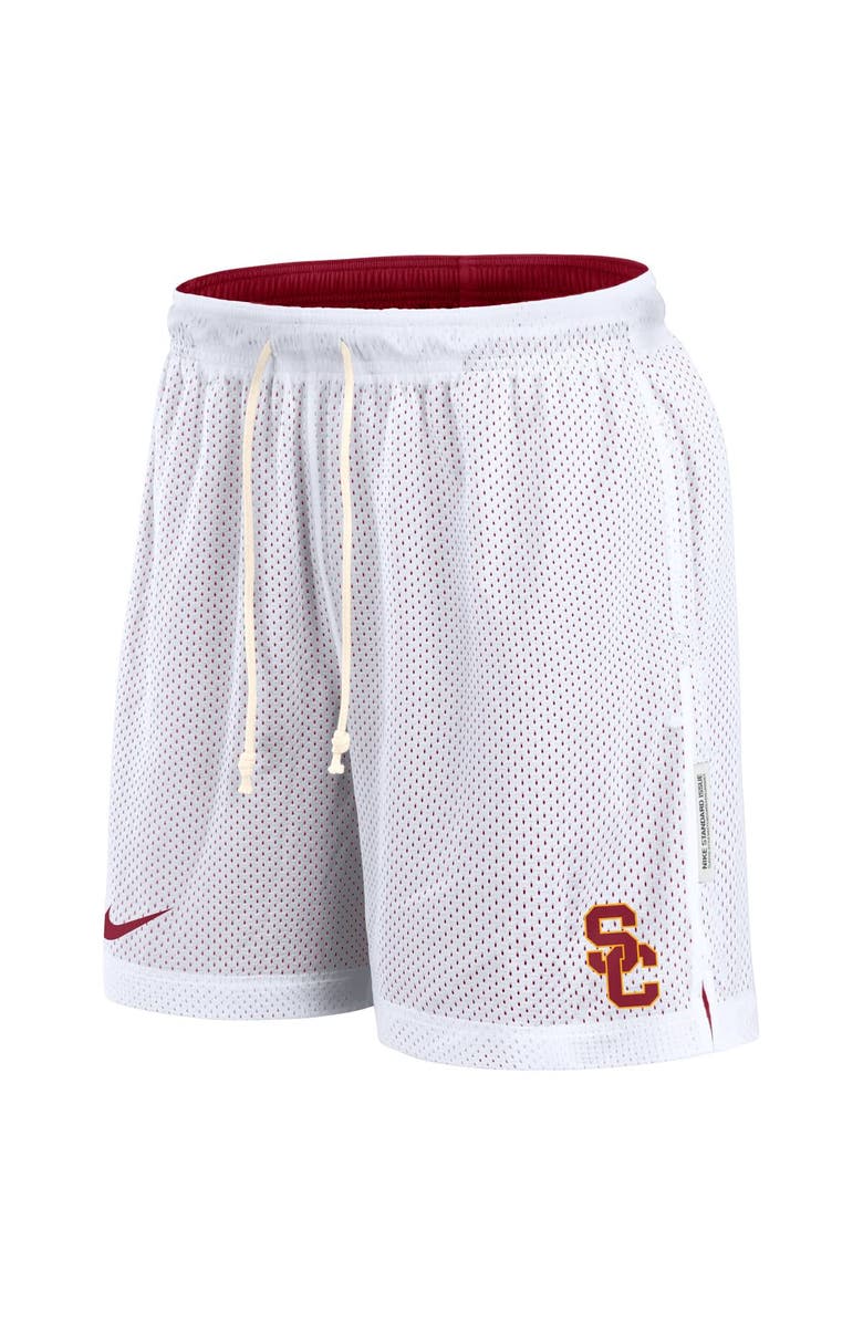 Nike Men
s Nike White/Cardinal USC Trojans Primetime Reversible Performance Shorts, Alternate, color, White