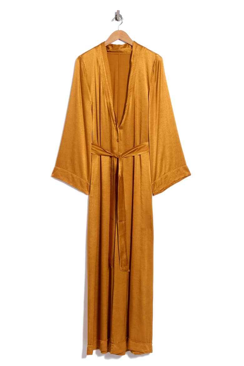 Veran Wide Leg Jumpsuit, Alternate, color, GOLDEN HARVEST SOLID