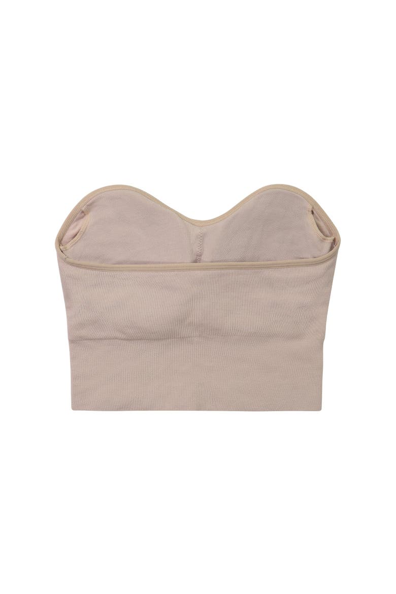 Soft Strapless Bra Top, Alternate, color, Mushroom