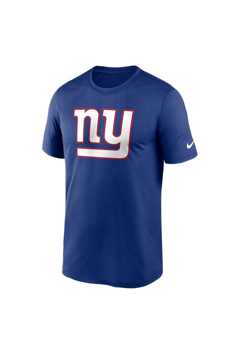 Men's Nike  Royal New York Giants Legend Logo Performance T-Shirt, Alternate, color, Royal