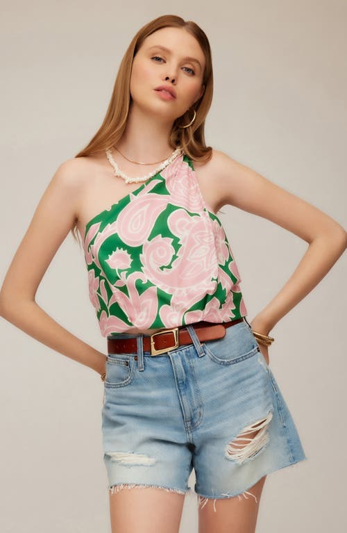 Fifteen Twenty Vanita One Shoulder Sleeveless Top
