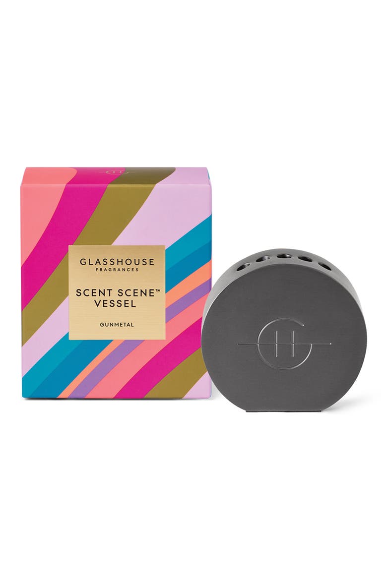 Scent Scene™ Metal Fragrance Diffuser, Main, color, BLACK
