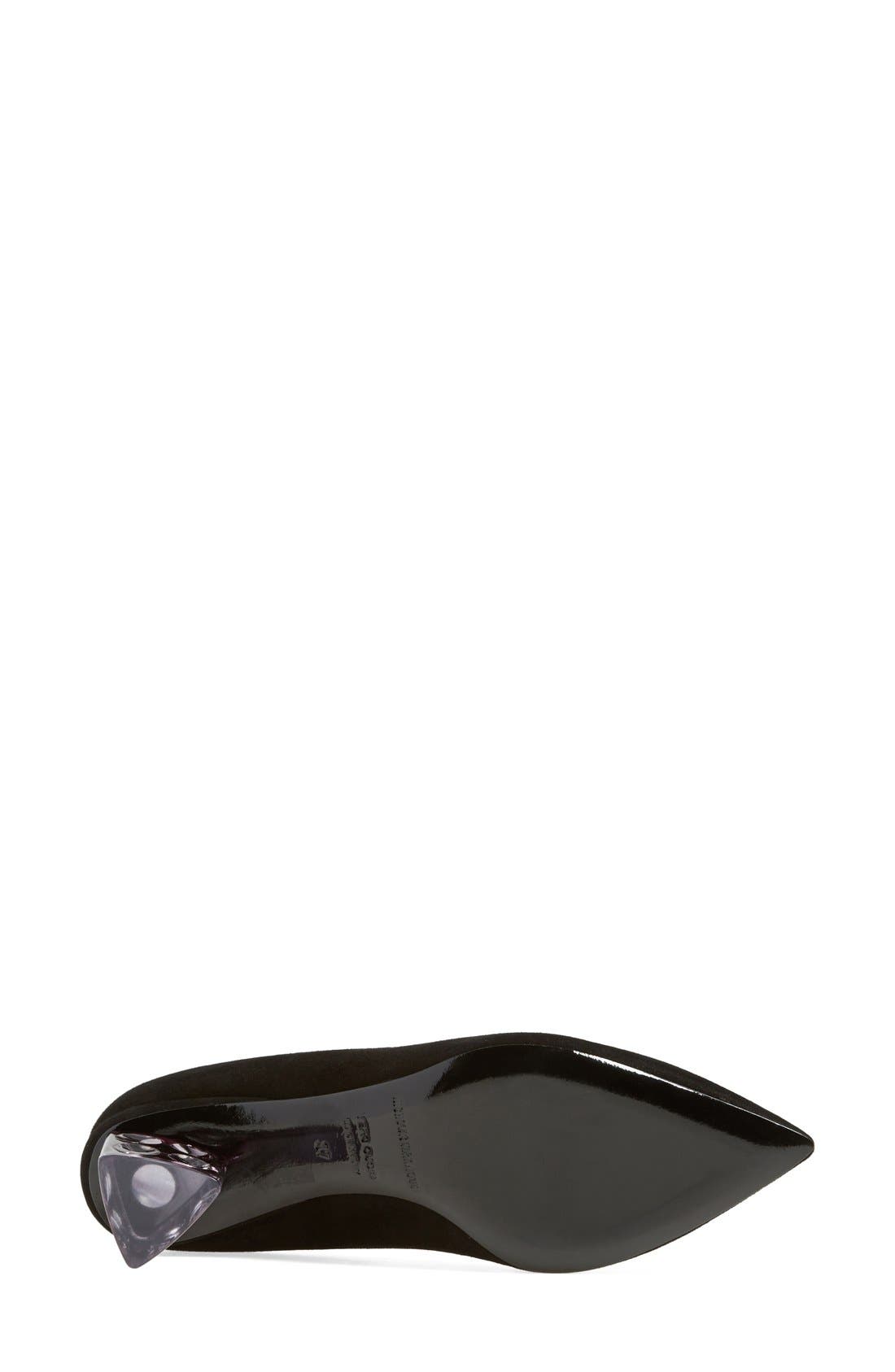 'Maeva' Ankle Boot, Alternate, color, BLACK