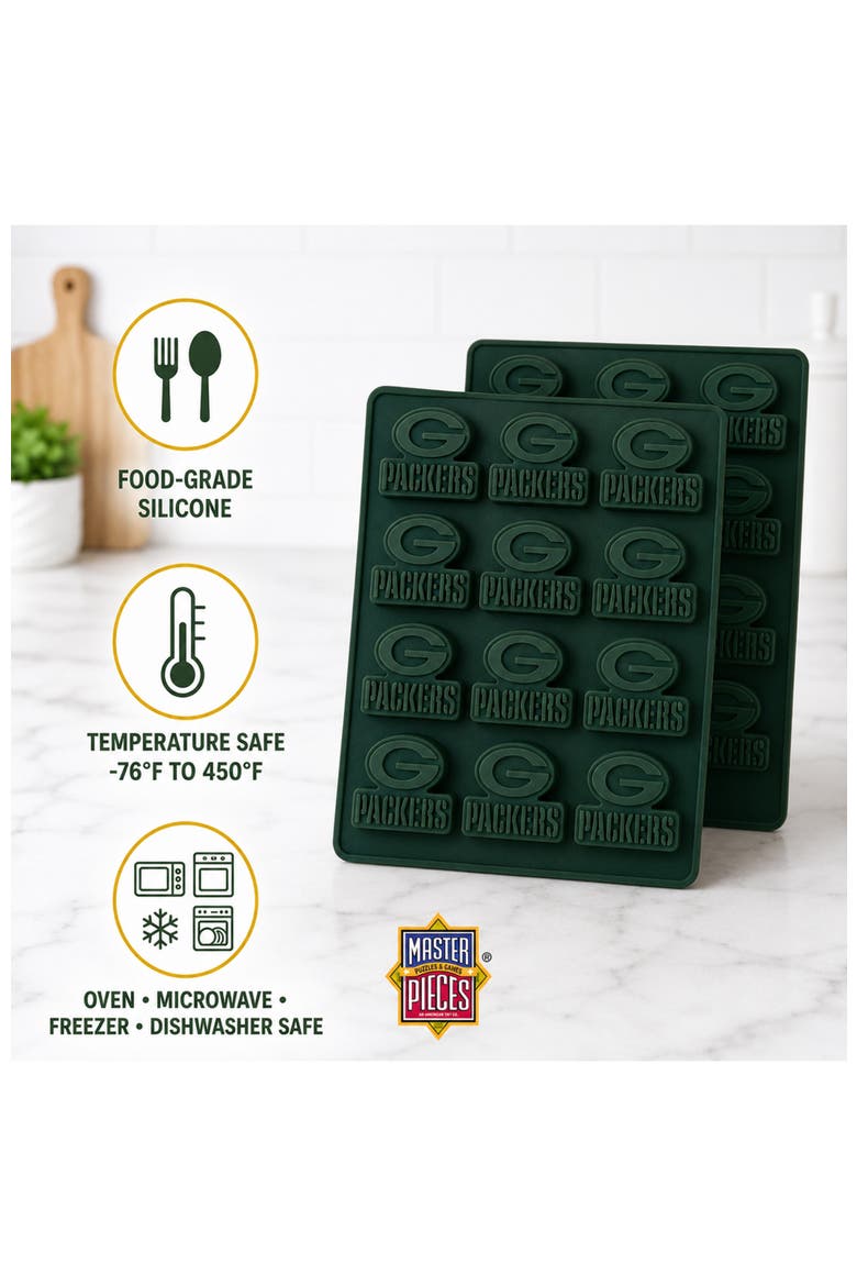 Green Bay Packers Ice Cube Tray, Alternate, color, Green