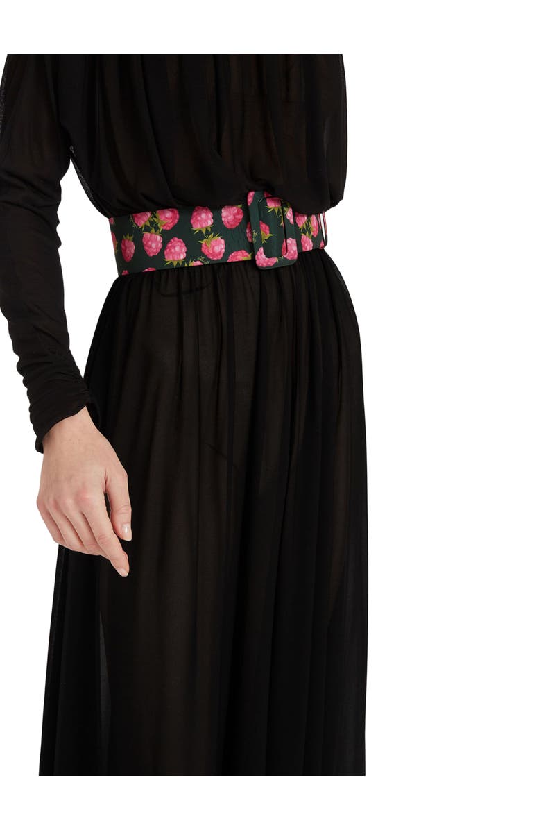 La DoubleJ Medium Belt (2.36") Lampone Mini Emerald, Alternate, color, Lampone Mini Emerald