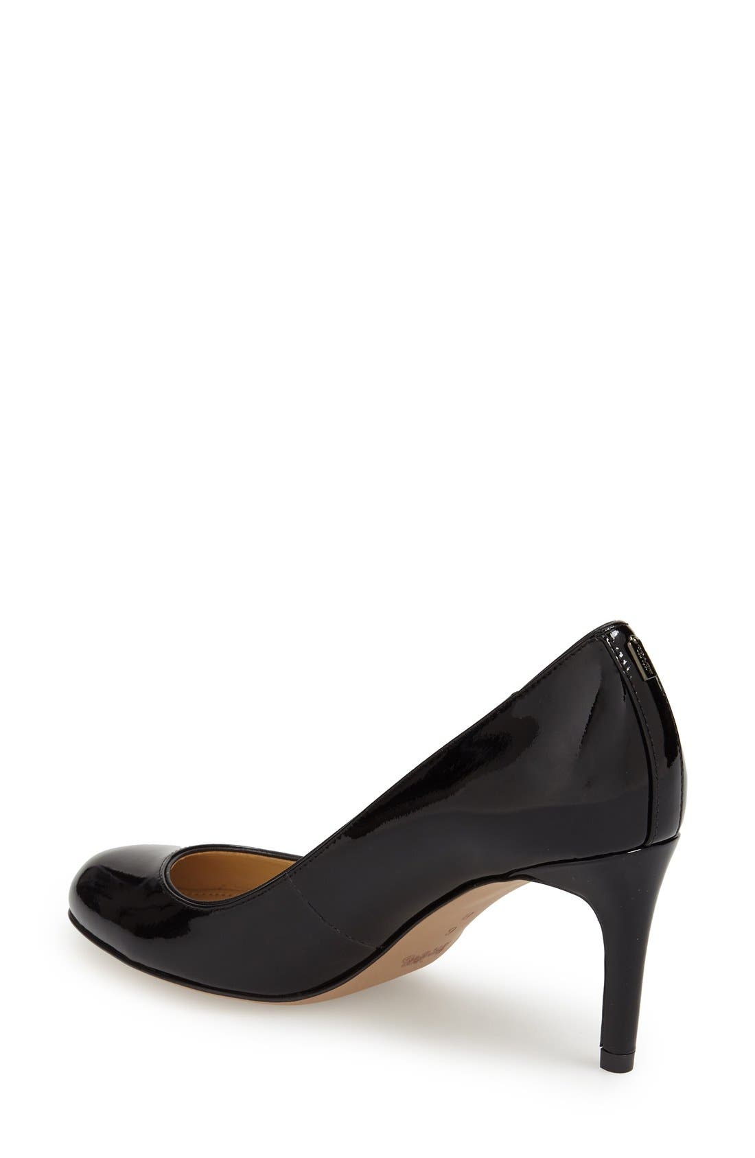 COACH 'Devon' Pump, Alternate, color, Black Patent Leather