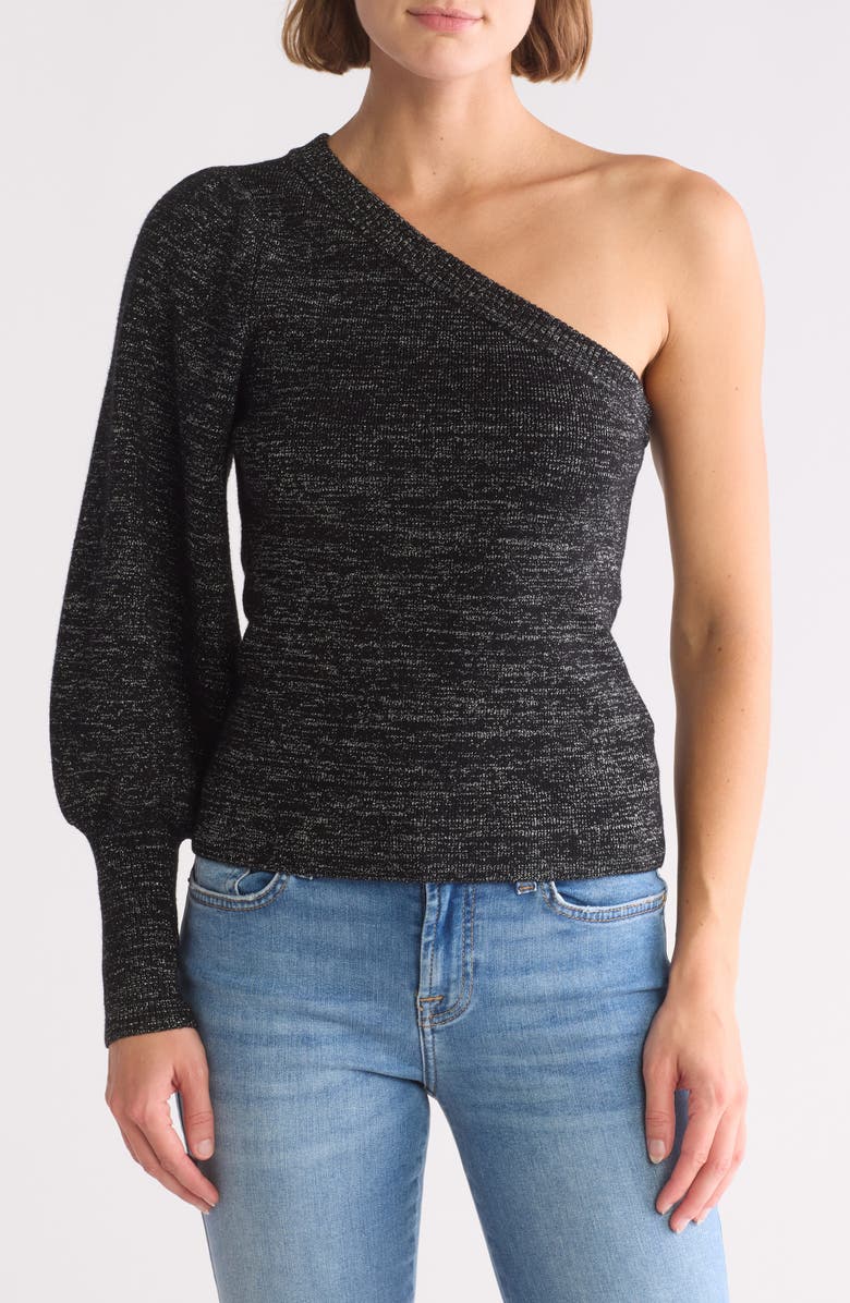 7 For All Mankind One-Shoulder Sweater, Main, color,