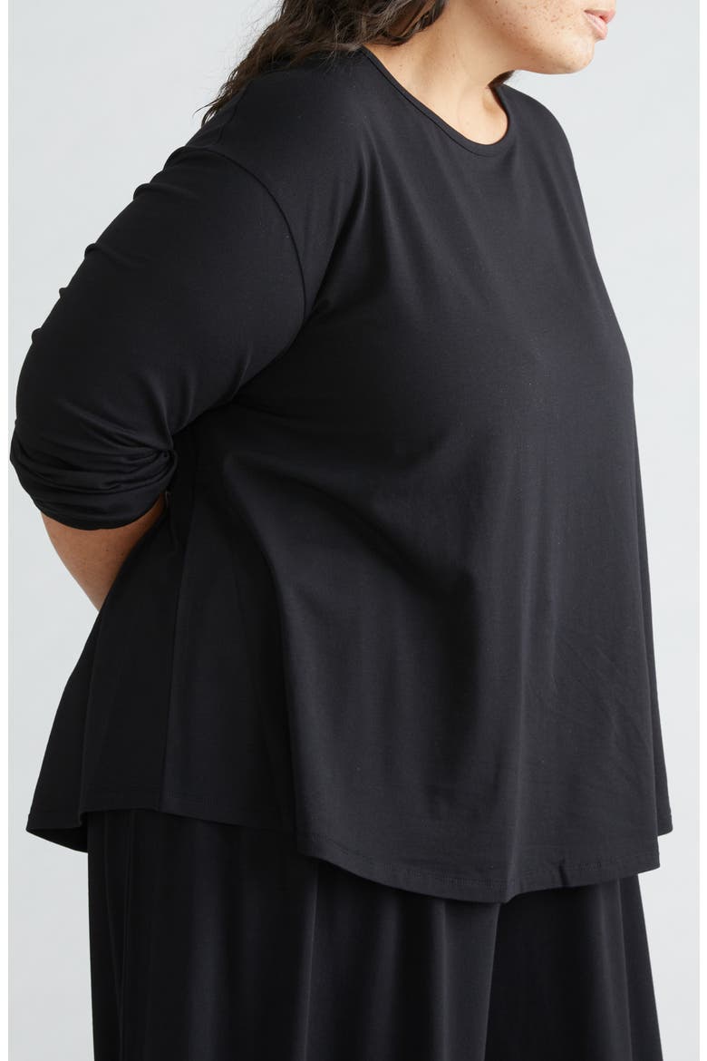 Soltea Lounge Top, Alternate, color, BLACK