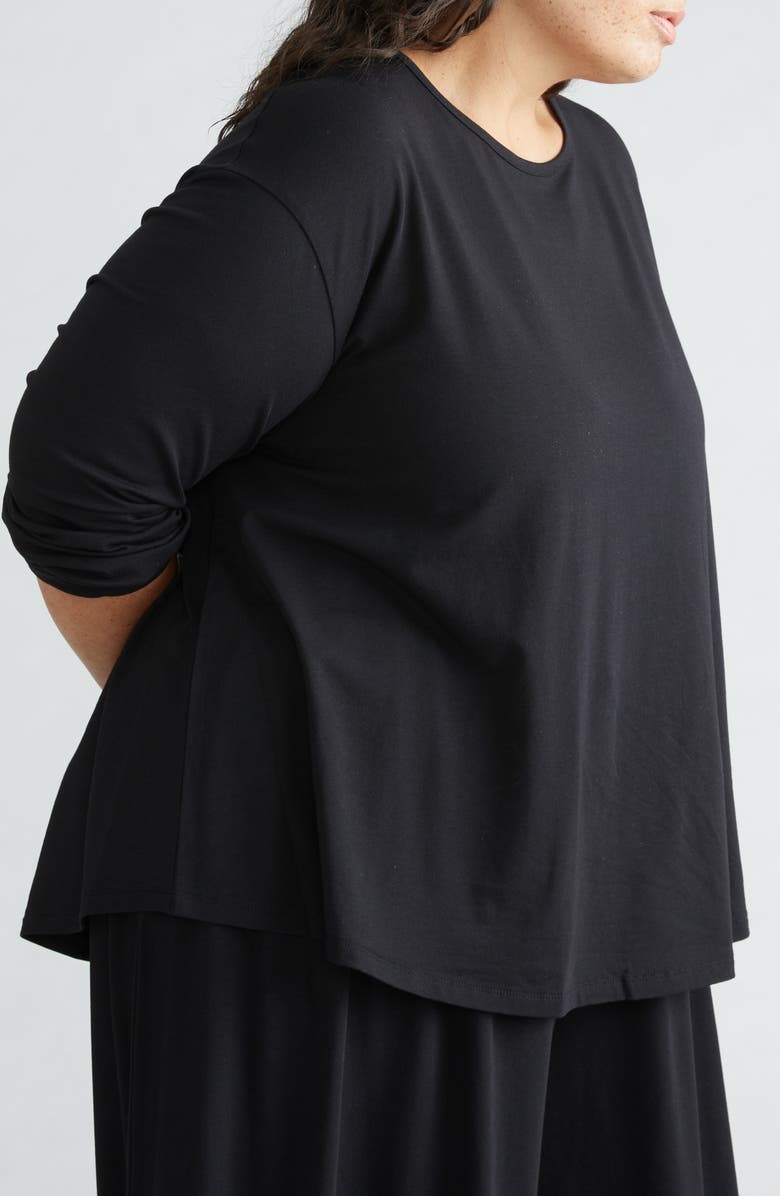 Universal Standard Soltea Lounge Top, Alternate, color, Black