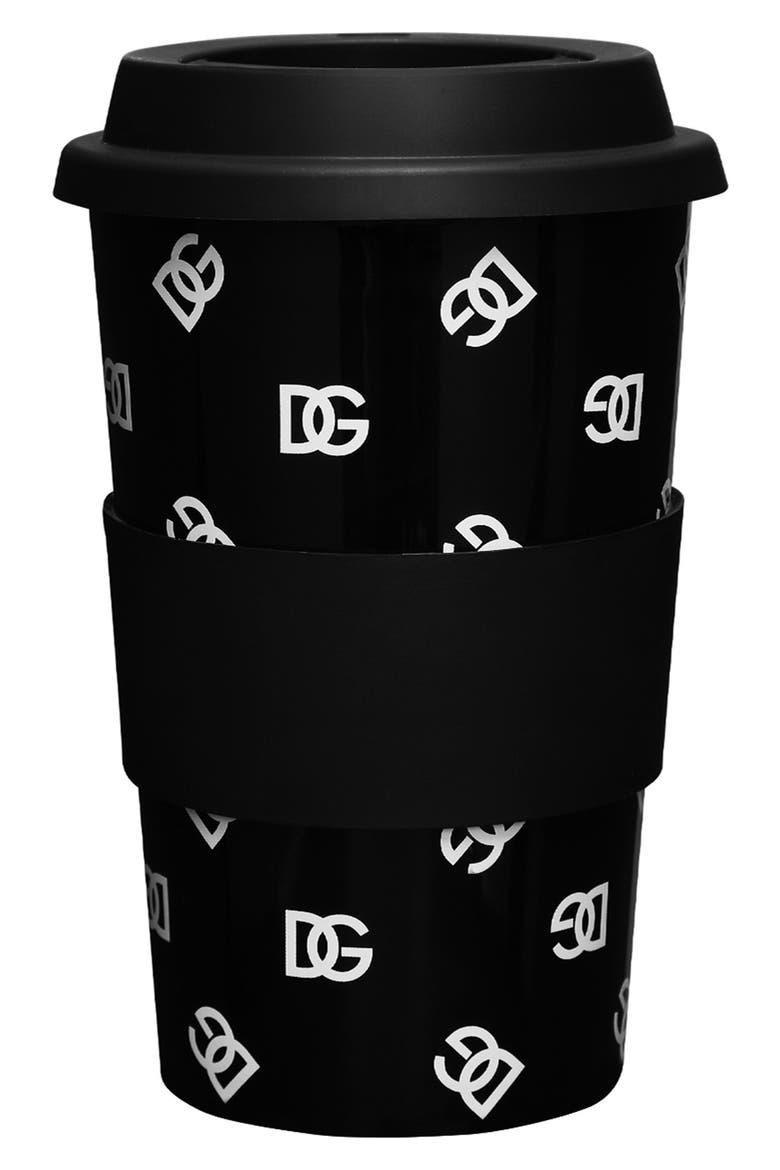DG Logo Travel Cup & Lid, Alternate, color, BLACK