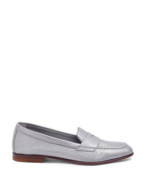 Women's Tumbled Leather Penny Loafer