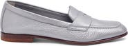 Santoni Women's Tumbled Leather Penny Loafer