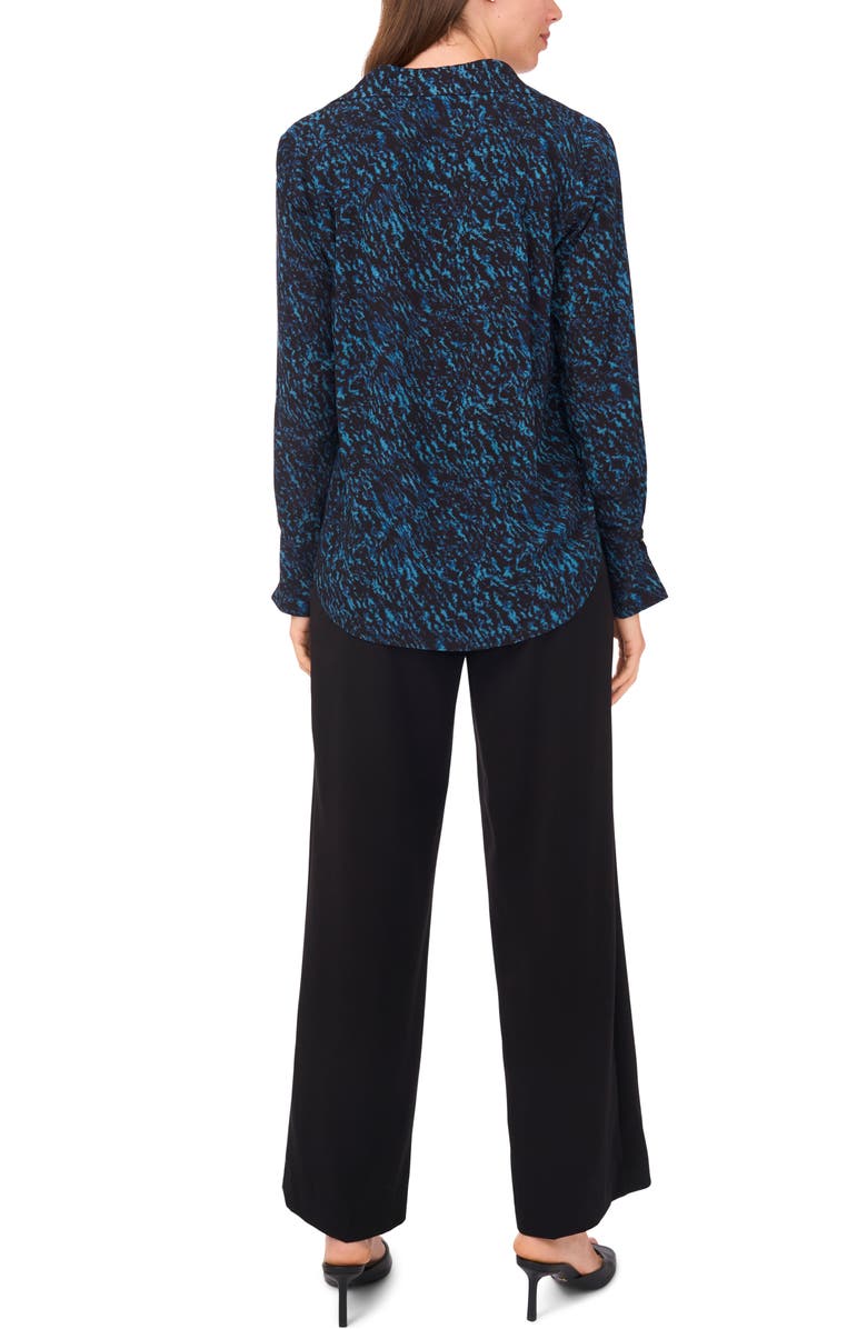 Halogen<sup>®</sup> Collared Top, Alternate, color, Rich Black