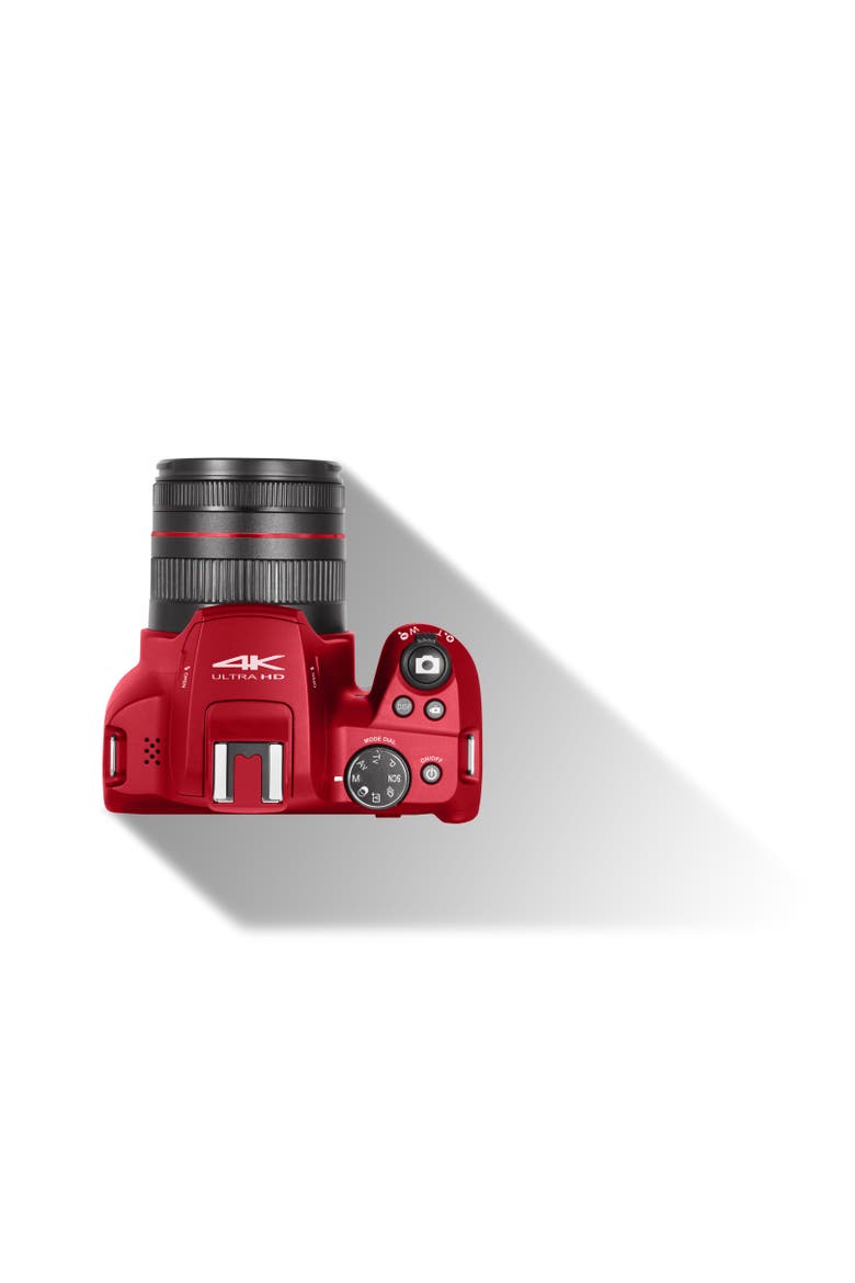 10x Optical Zoom WiFi Bridge Camera, Alternate, color, Red