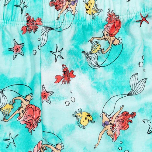 Disney Princess T-shirt & French Terry Shorts Set In Pink