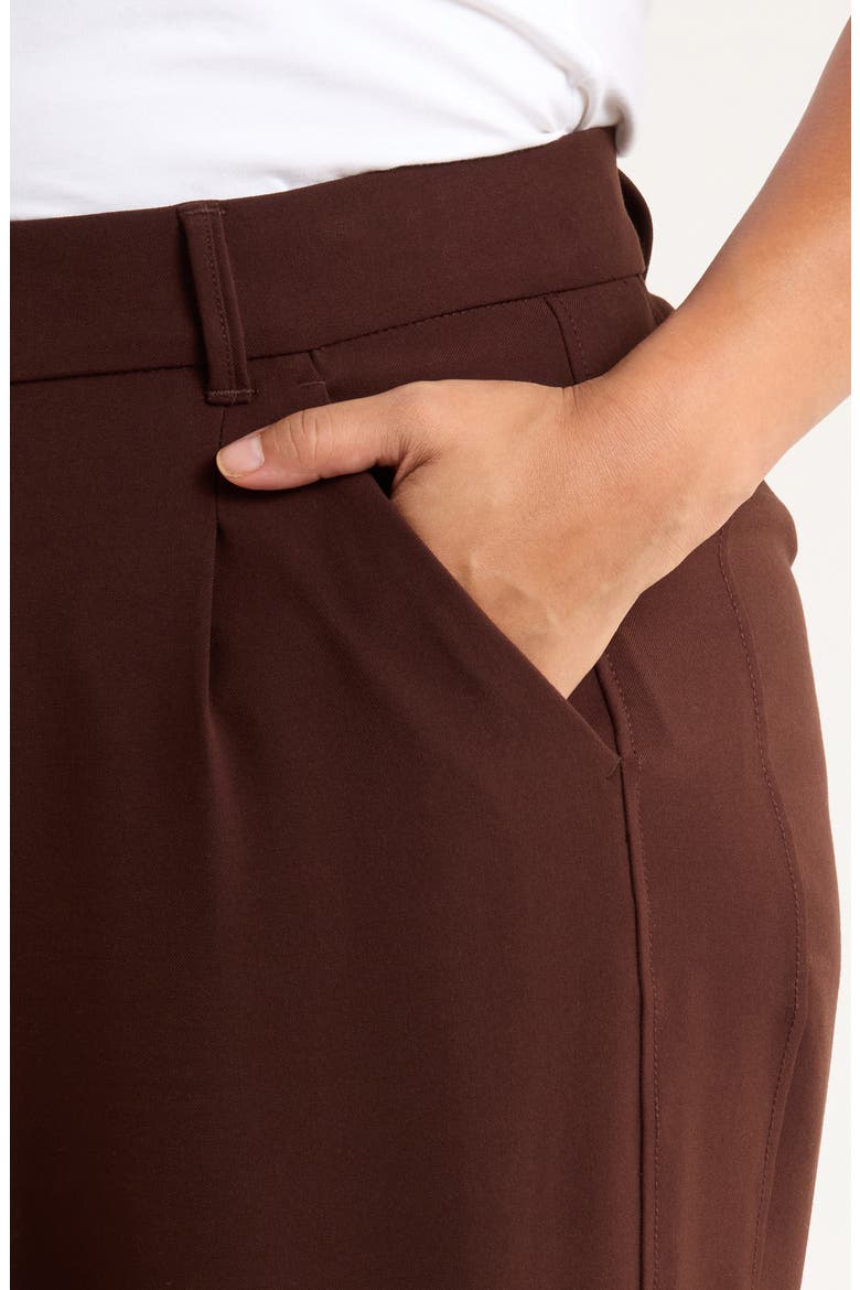 Skyrise Wide Leg Pants, Alternate, color, CHOCOLATE TRUFFLE